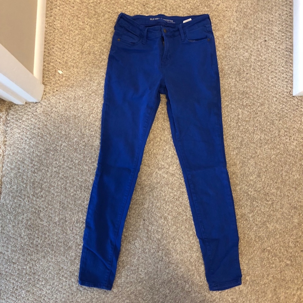 Old navy mid-rise rockstar jeans